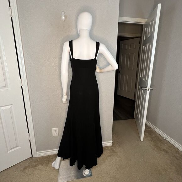 Vintage Bebe Size M Gown Sleeveless Fairy Grunge High Low Gown 90s Y2K - Picture 5 of 10